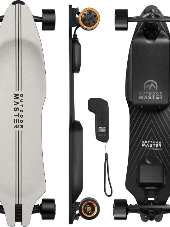 Caribou Electric Skateboard  32 MPH, 26 Mile Range, Dual 1000W Motors, Longboard for Adults & Teens, 6-Month Warranty