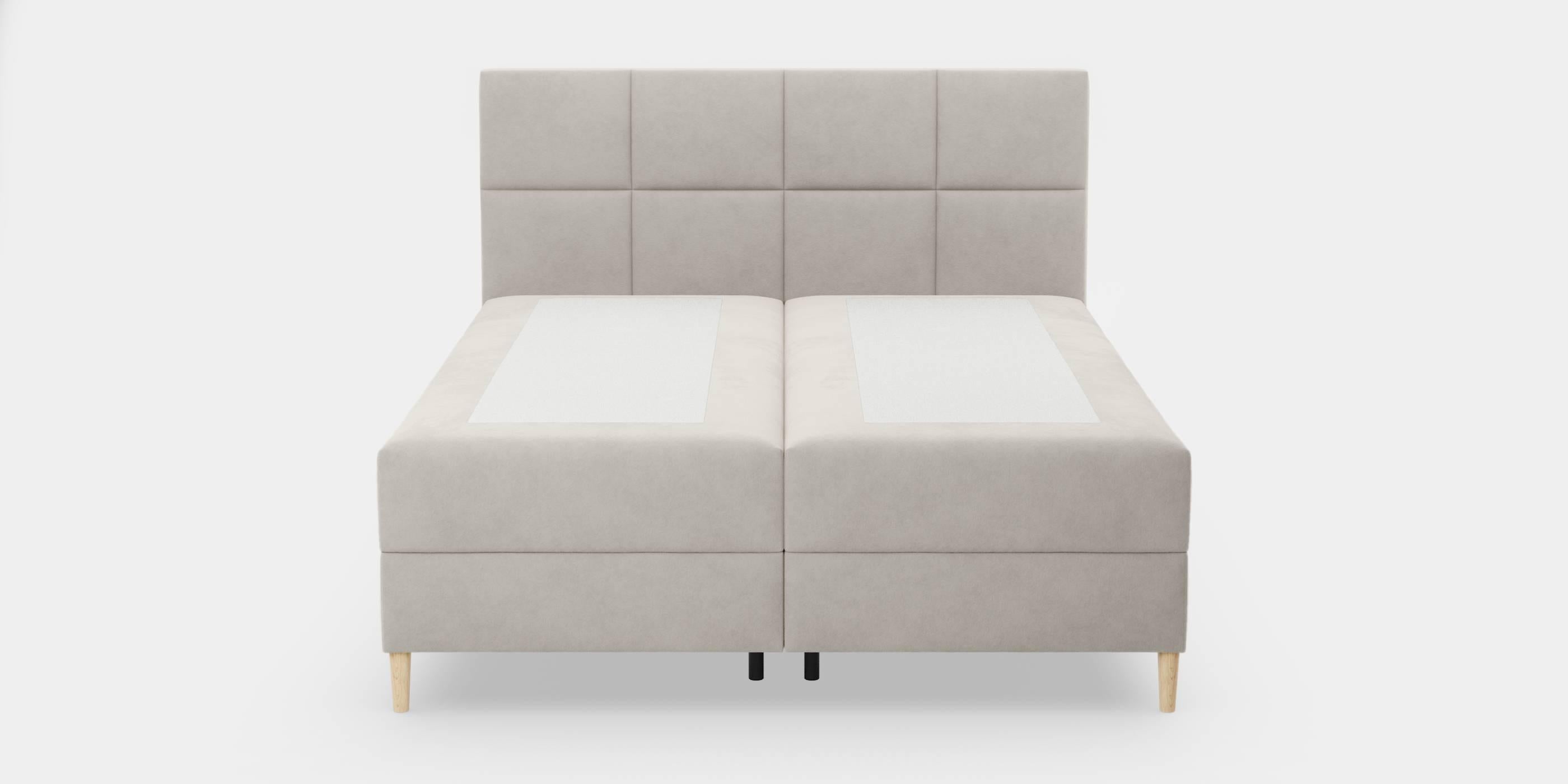 by fonQ Novae Boxspring met Opbergruimte 160 x 200 cm - Beige / Nature