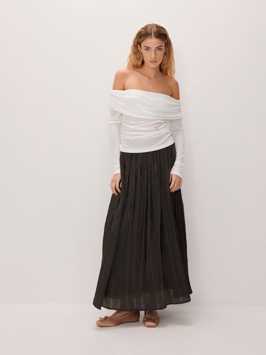 Skirt With Shiny Effect