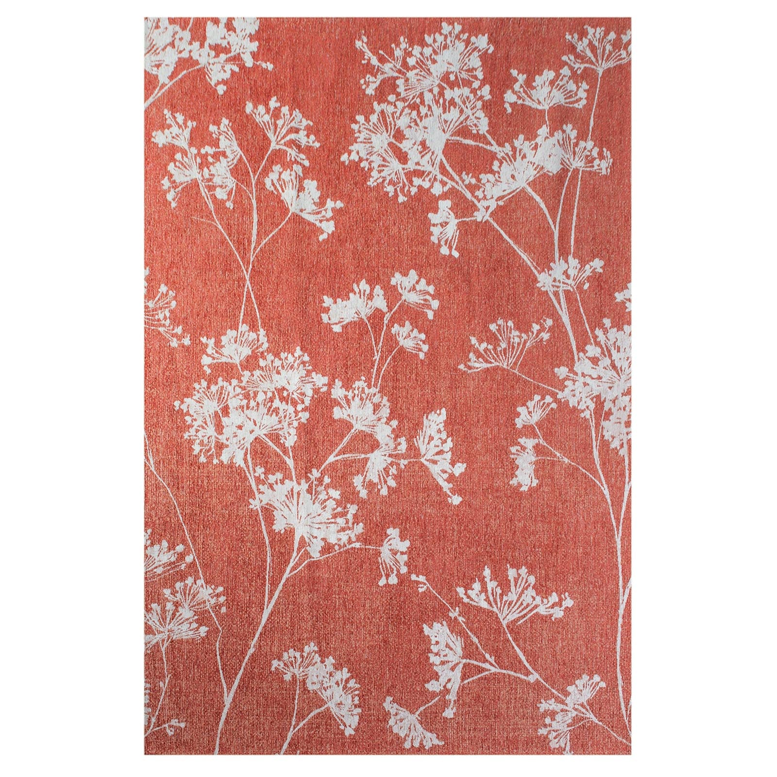 Lola&Moi vloerkleed Inflorescence - rood - 200x280cm