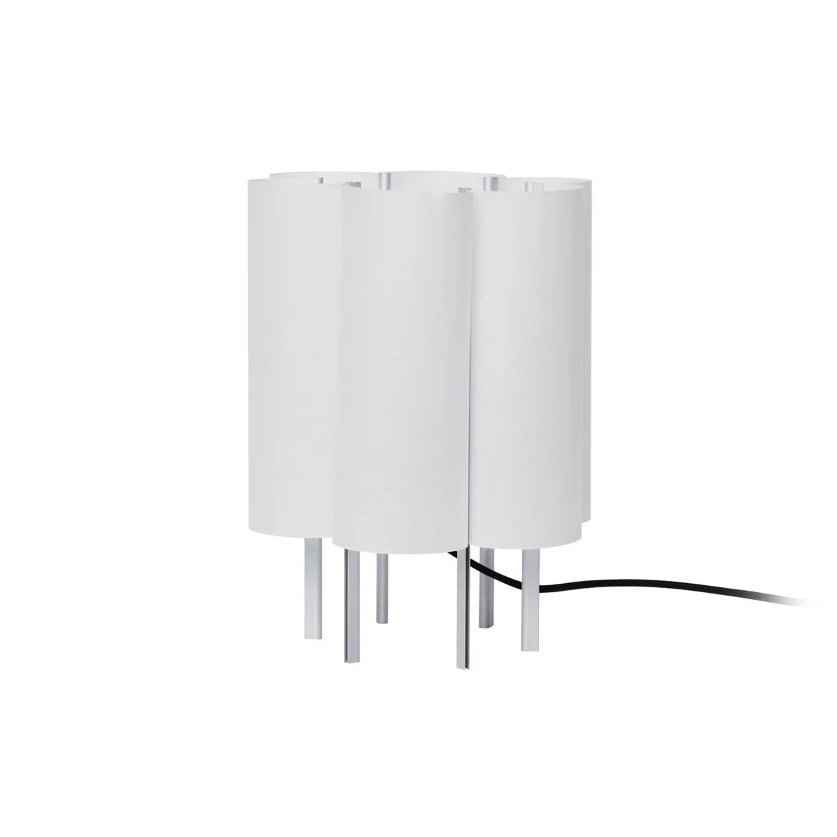 Ferm Living - Boe Tischleuchte, H 28 cm, silber / natur