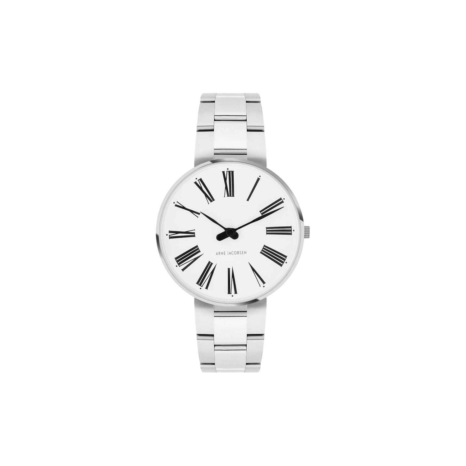 Roman armb&aring;ndsur 34 mm, steel/white