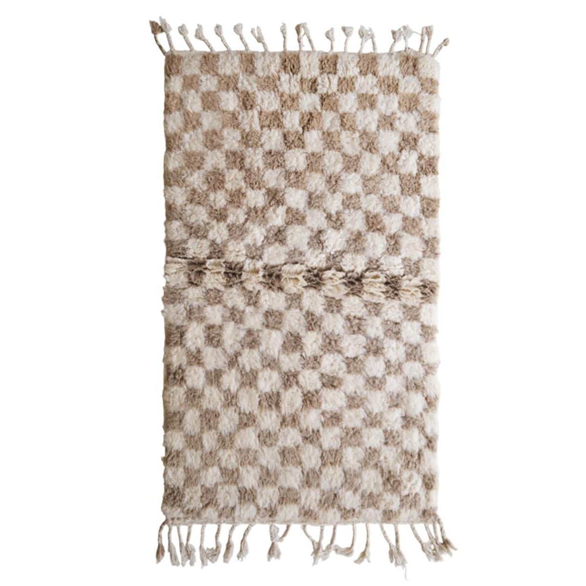 AFK Living vloerkleed Berber - handgemaakt - Wol - 106 x 164 cm