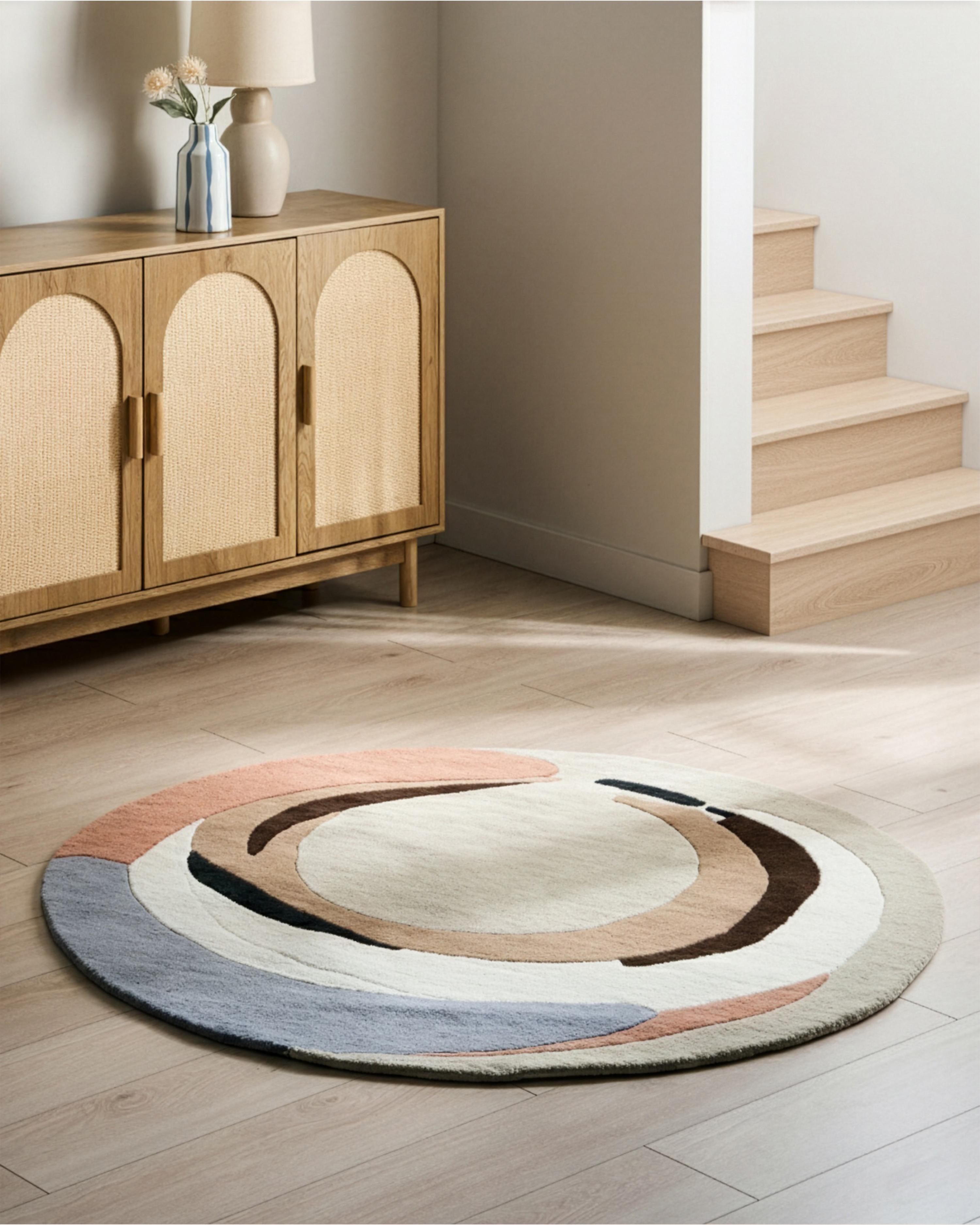 Rug SARGODHA Multicolour ? 140 cm Wool