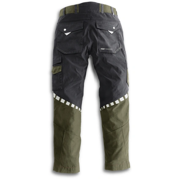 Arbeitshose »CHAMP«, olive, Polyester, mit verstärktem Kniebereich