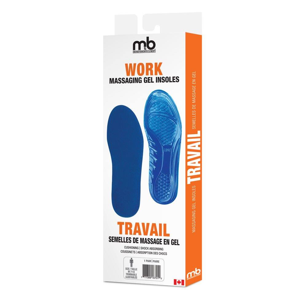 Moneysworth & Best Gel Insole, Work