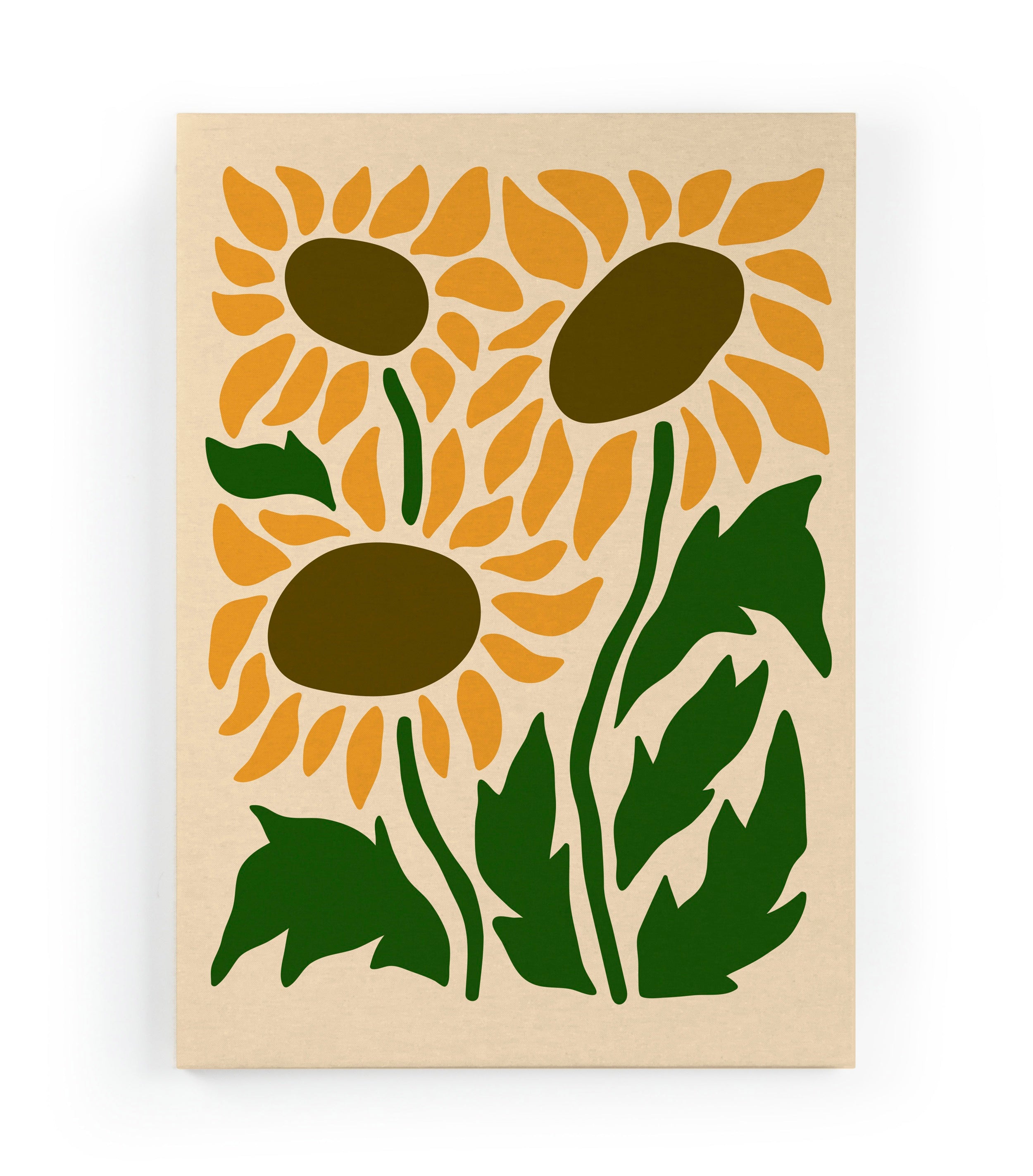Canvas 60x40 Zonnebloemen