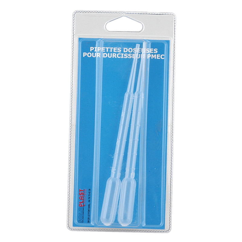 Set de pipettes doseuses pour durcisseur 3 ml 2 pièces SOLOPLAST