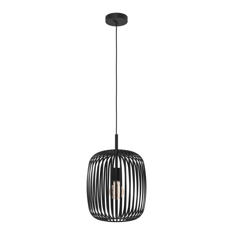 Suspension Romazzina noire Ø 32,5 cm E27 40 W EGLO