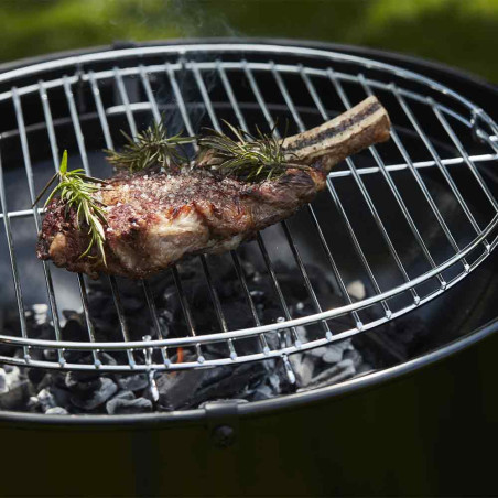 Barbecue charbon Edson Black avec couvercle - Barbecook