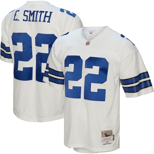 Emmitt Smith Dallas Cowboys Legacy Replica Jersey - White/Navy