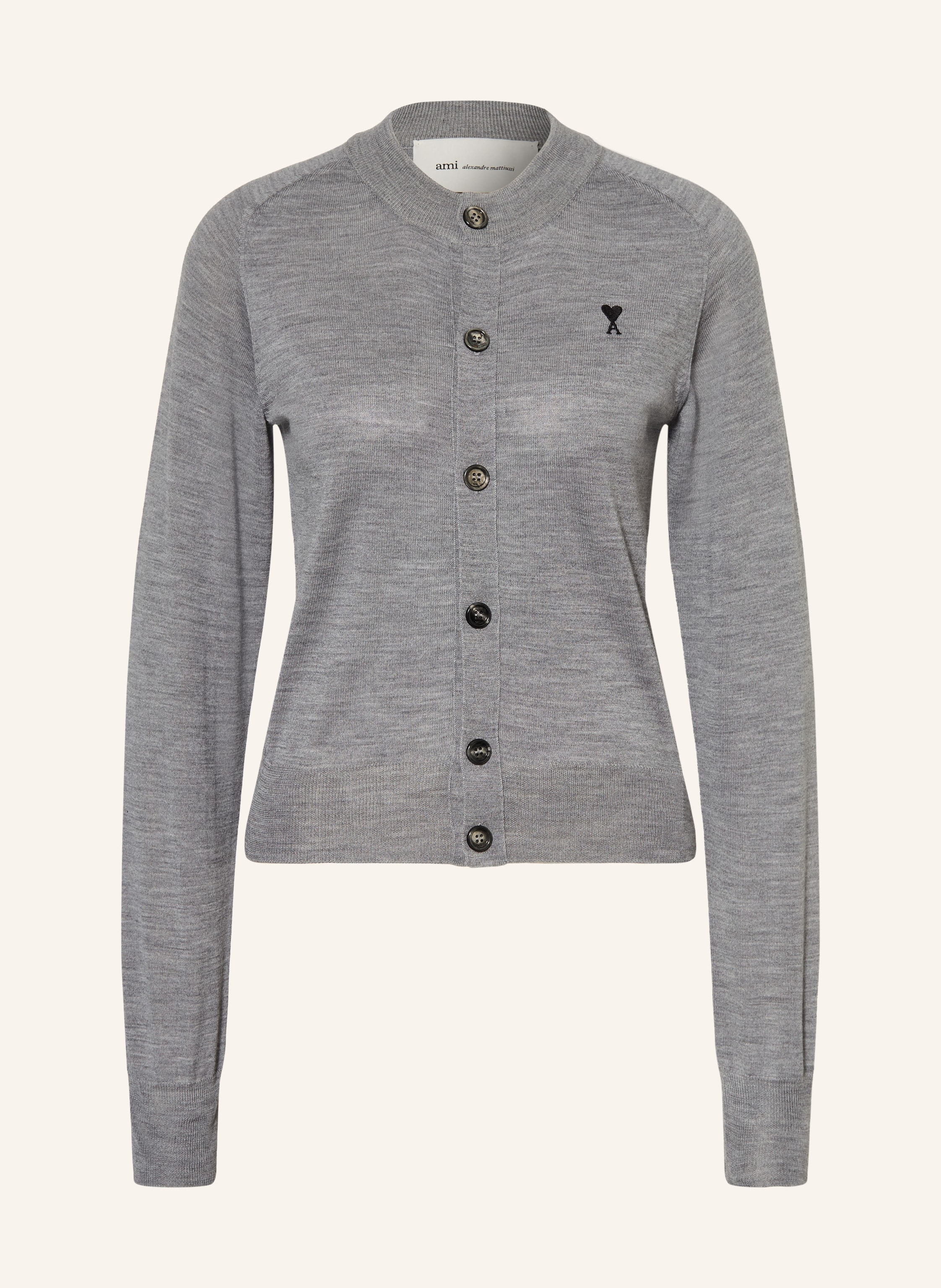 Ami Paris Strickjacke aus Merinowolle