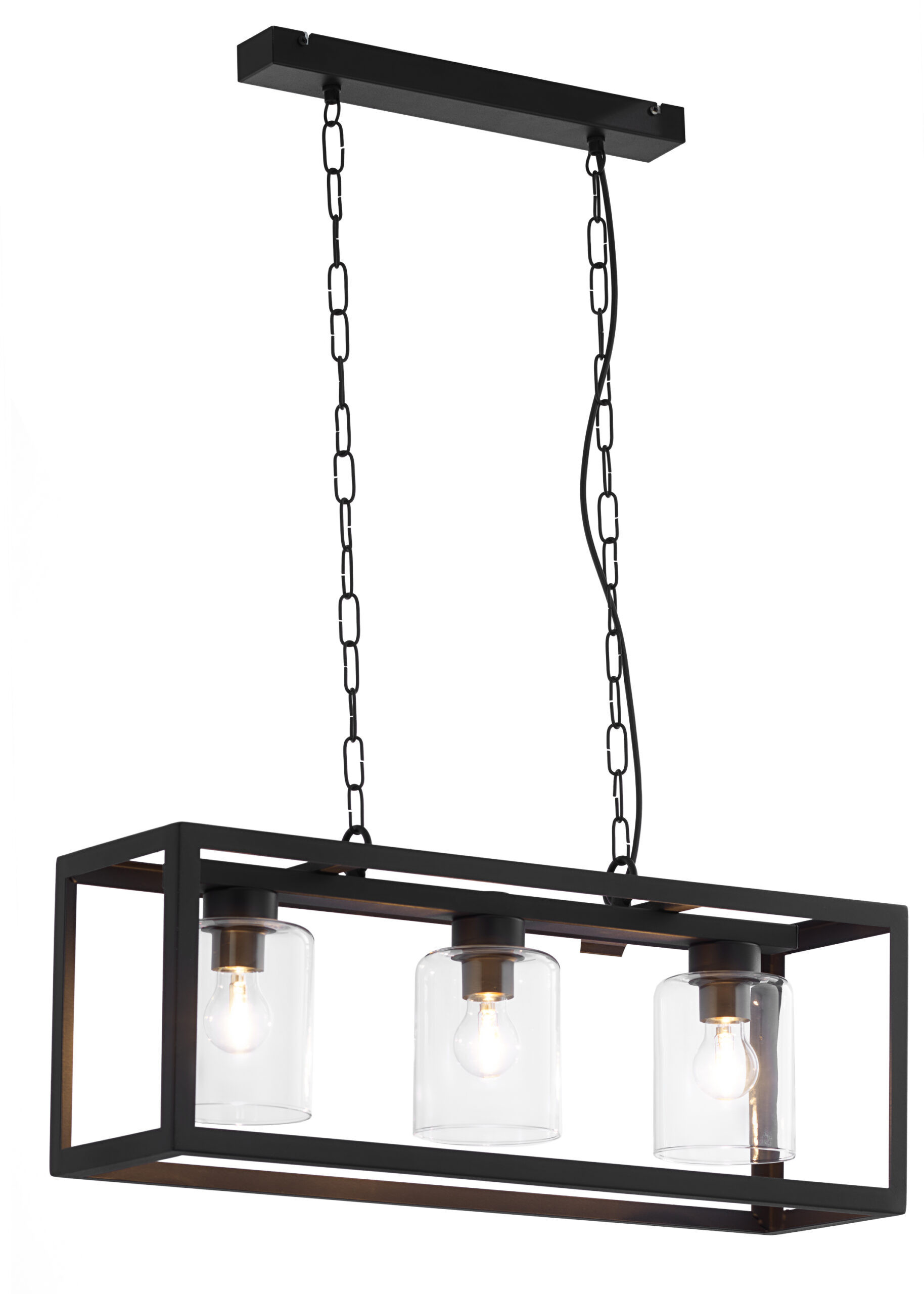 Lampa sufitowa MACARIczarna 3xE27x15W IP20 Jupiter