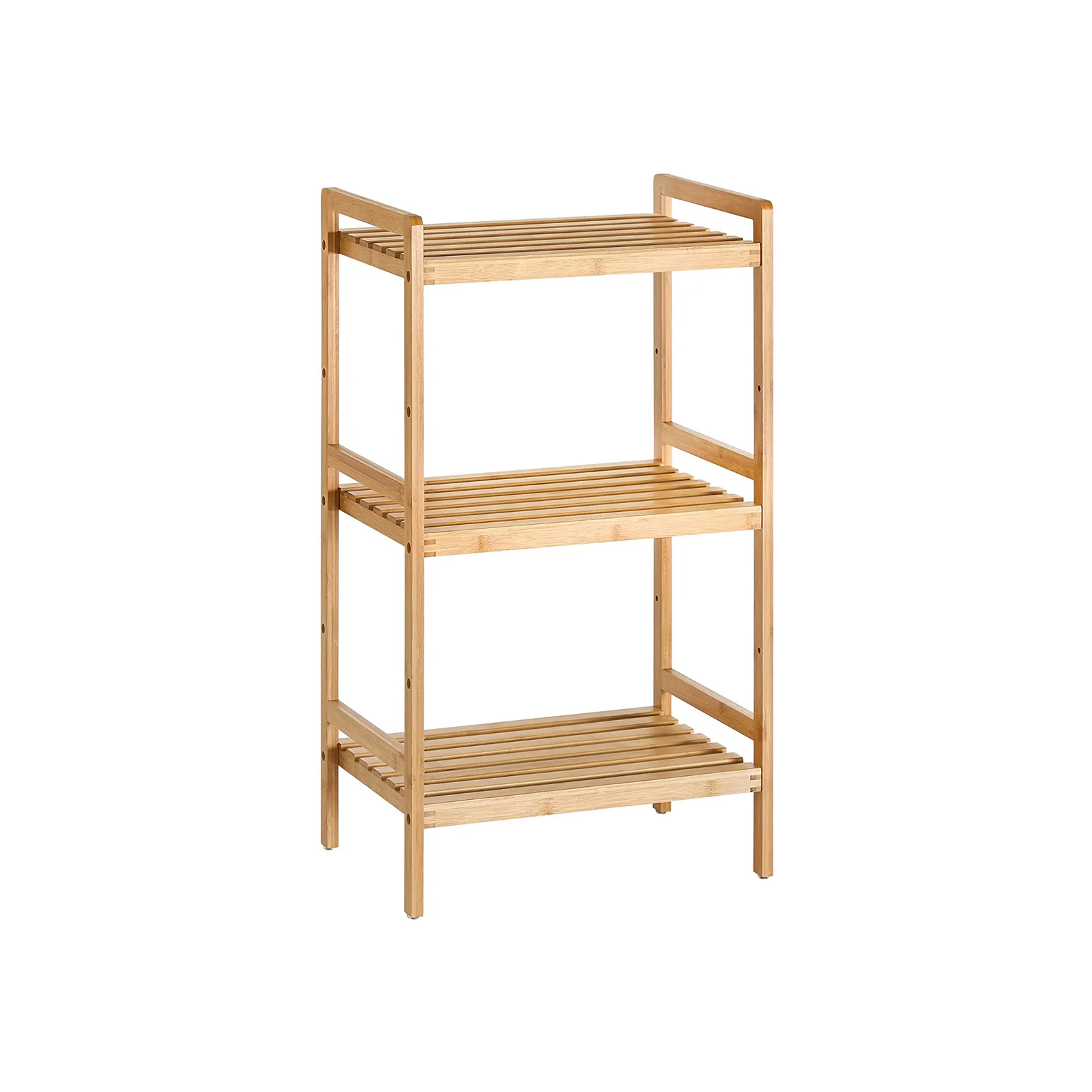 Étagère 3 niveaux bambou