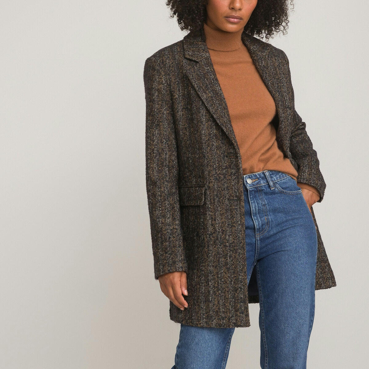 Manteau à chevrons