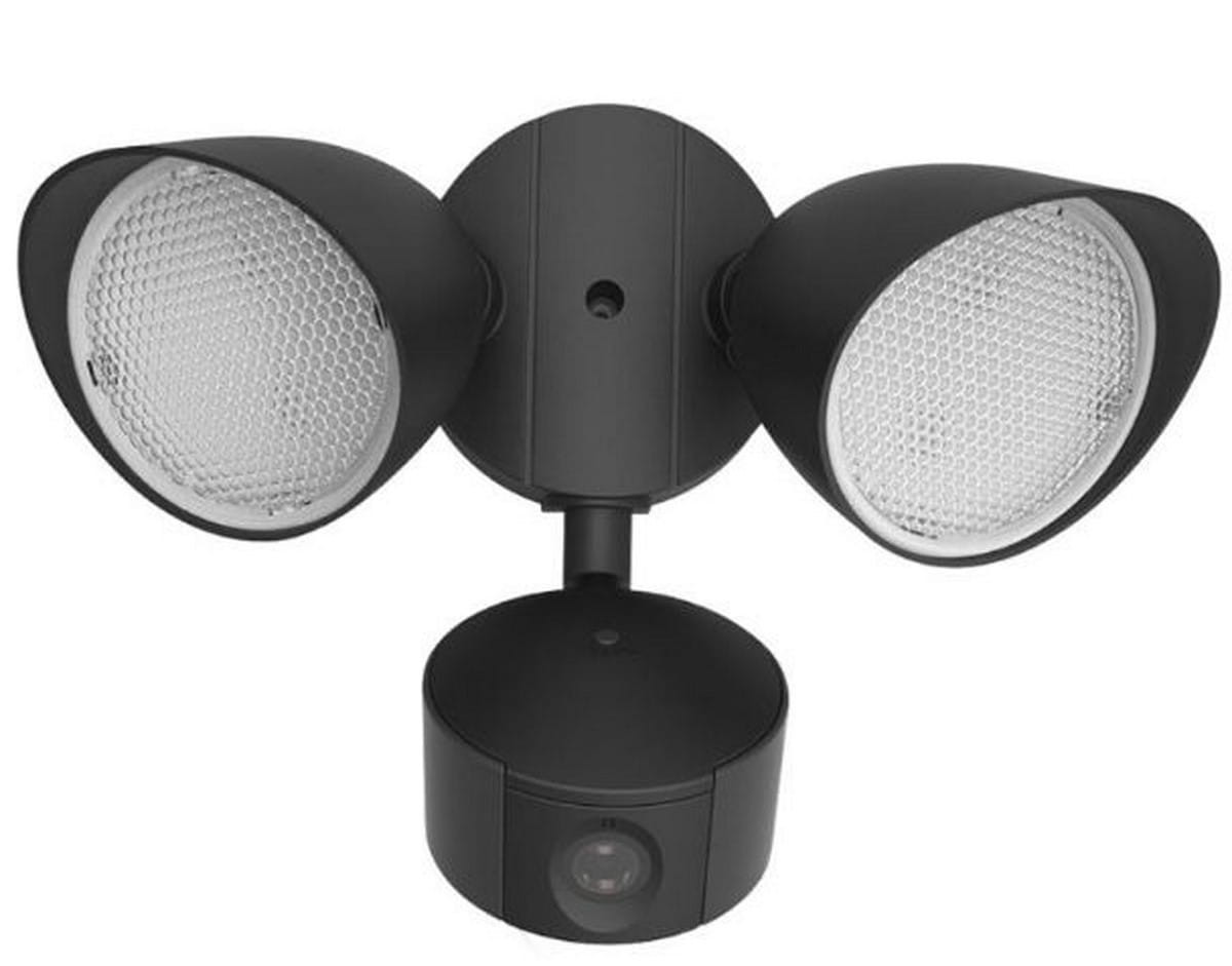 Kinkiet zewnętrzny DRACO z czujnikiem czarny LED 2x19W 1200lm IP44 Lutec
