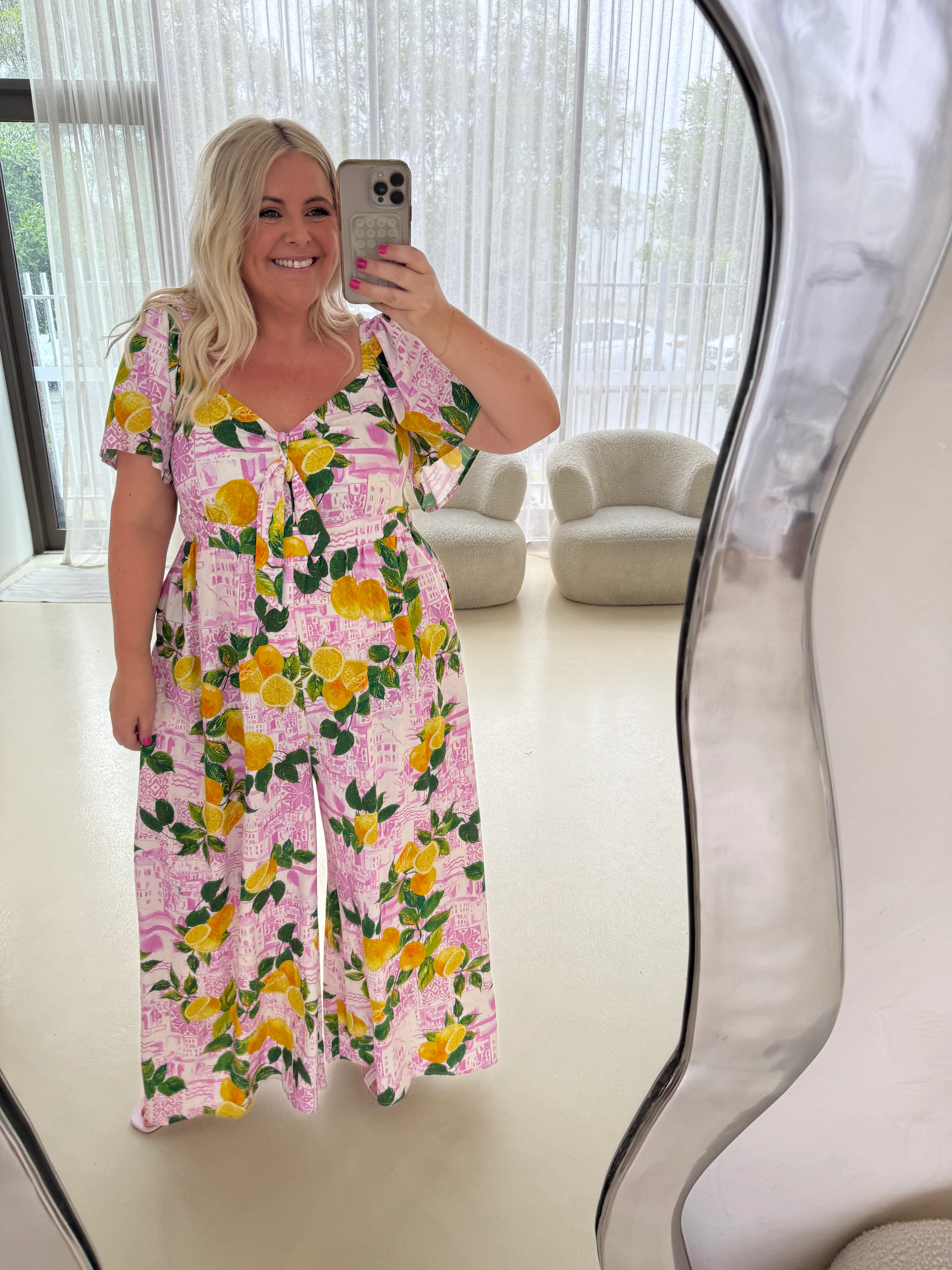Hazel Linen Blend Jumpsuit in Themis