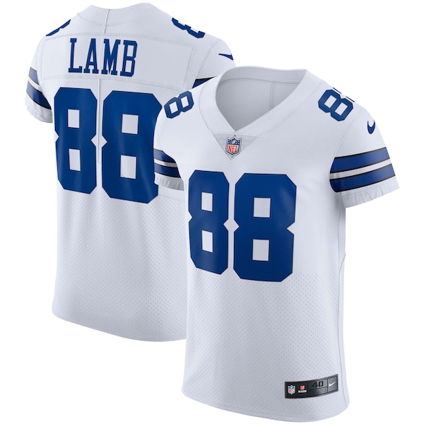 CeeDee Lamb Dallas Cowboys Nike Vapor Elite Jersey - White/Navy