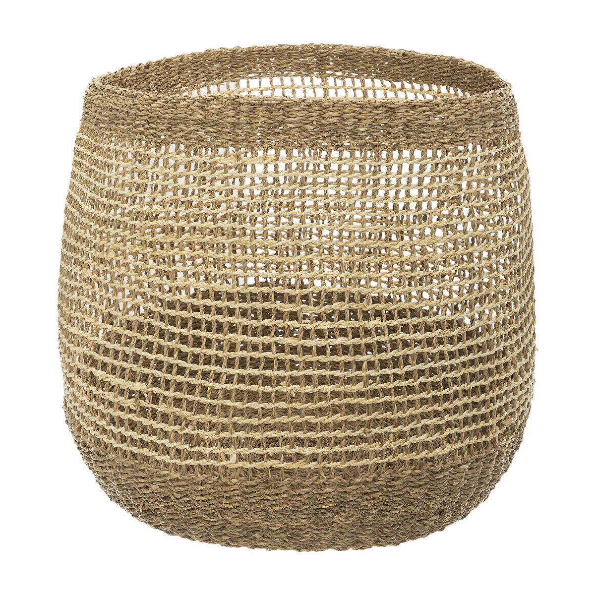 Cesto redondo AJOURE castanho 43x45cm