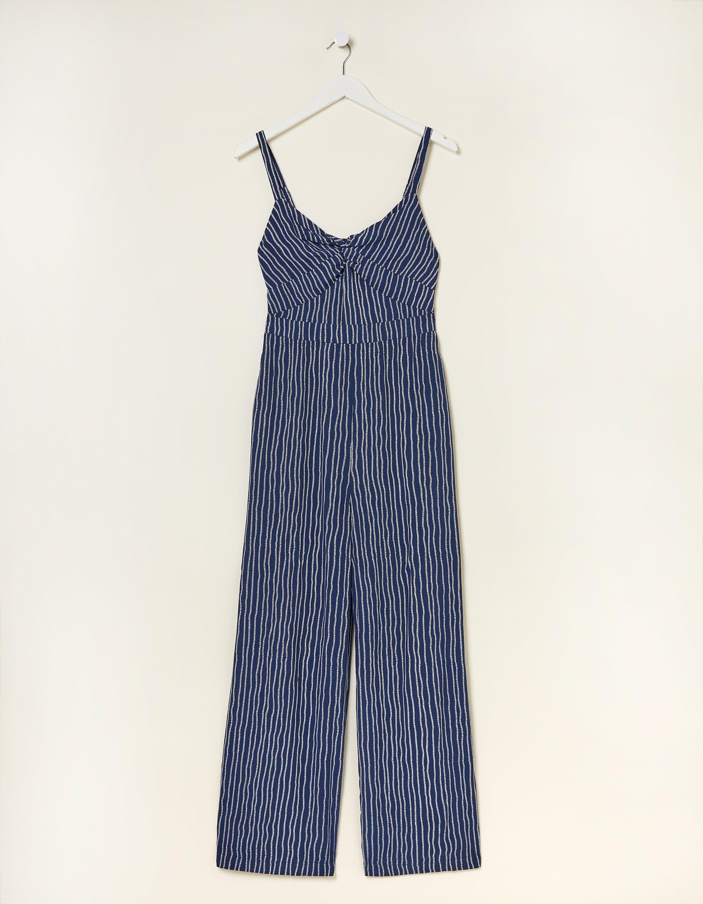 Alex Twist Stripe Jumpsuit