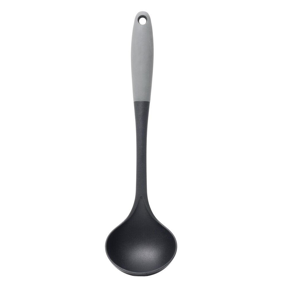 Louche plastique noir et gris L34cm