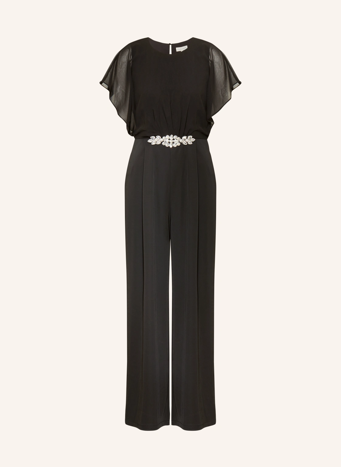 Phase Eight Jumpsuit VELMA im Materialmix mit Schmucksteinen