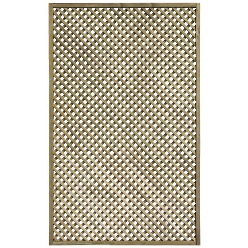 Panneau de treillis en bois 120 x 180 cm SOLID