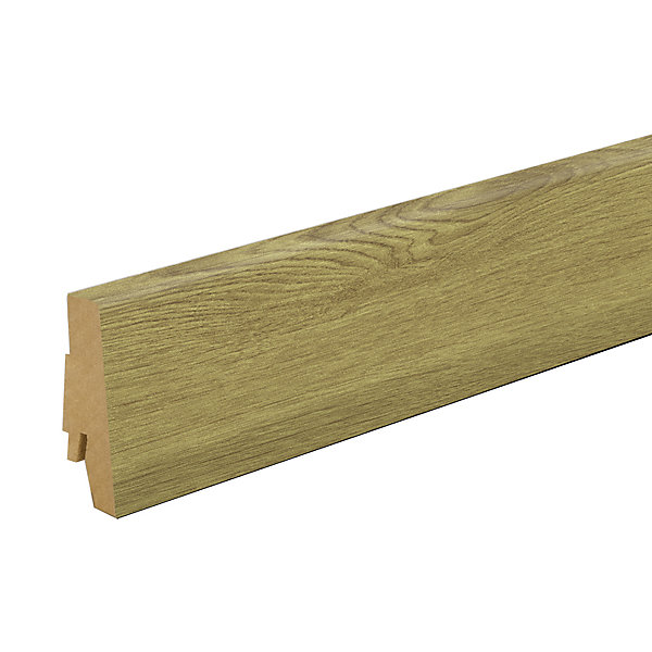 Pack 5 Plinthes décoratives 5537 marronnier fauve 2400 x 70 x 19 mm