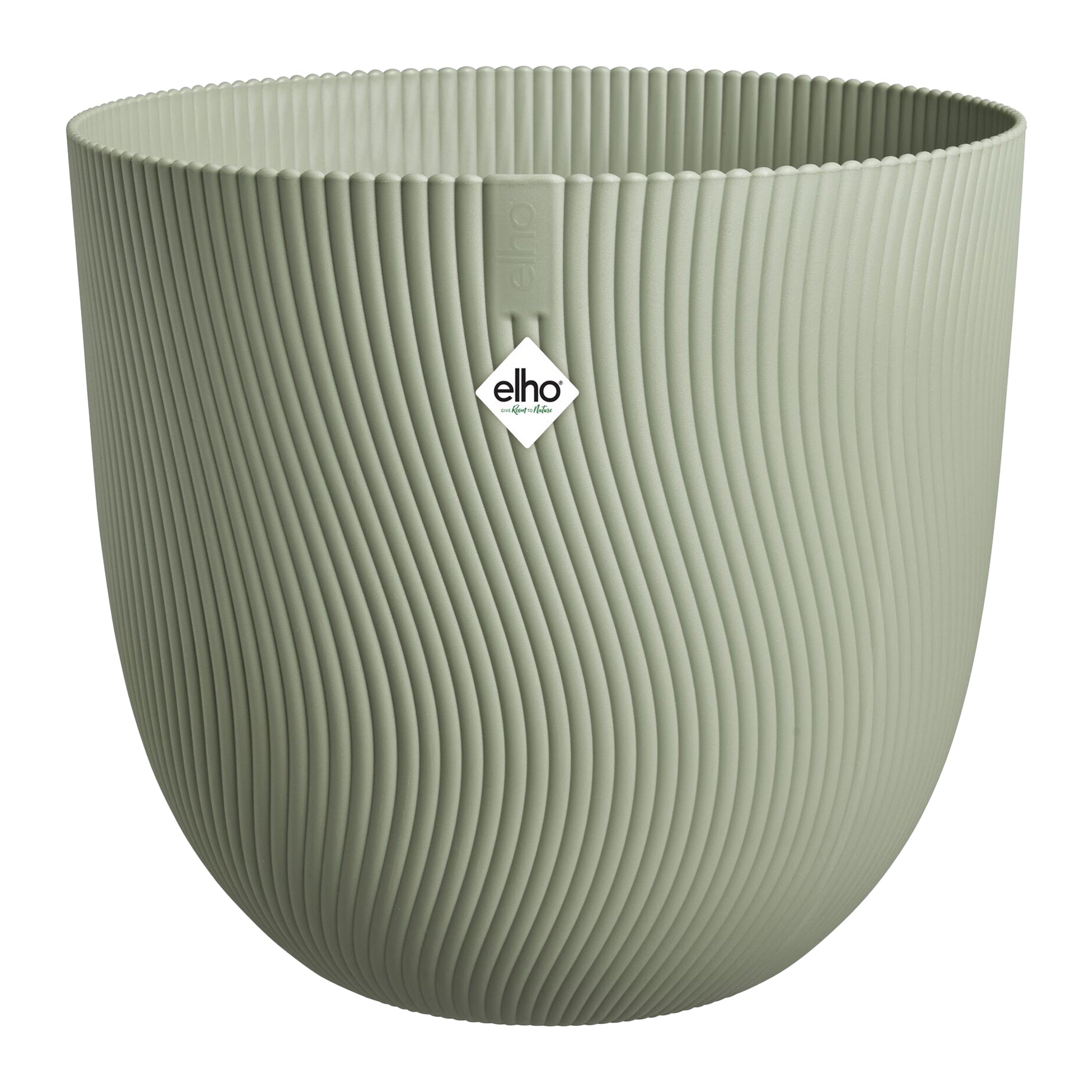 Elho Sereh Rond - Groen - Ø 39 x H 33 cm - Binnen en Buiten - 100% ger