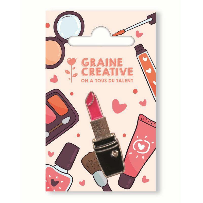 ROUGE À LÈVRES - Pin's en métal rouge à lèvres