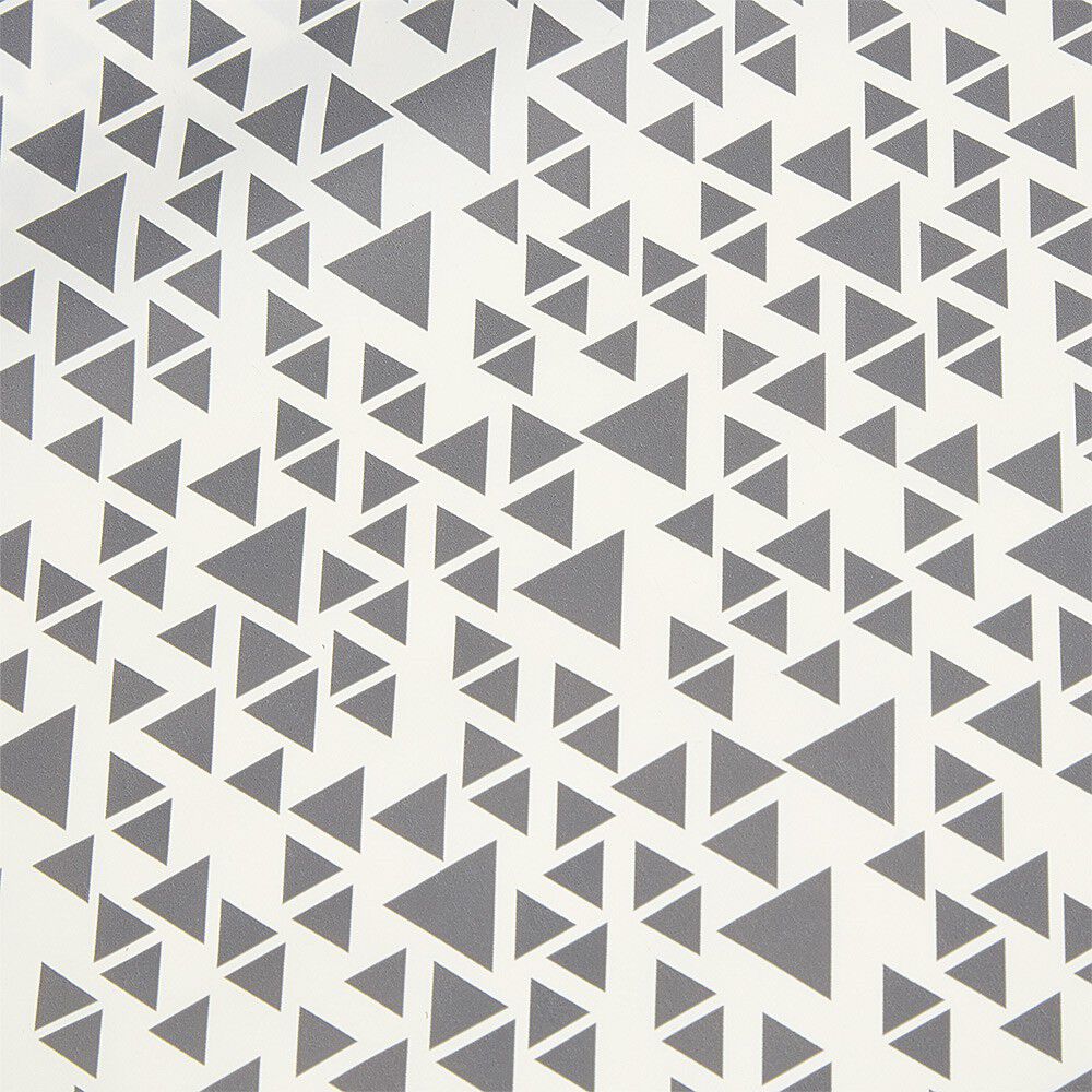 Toile cirée imprimé gris anthracite