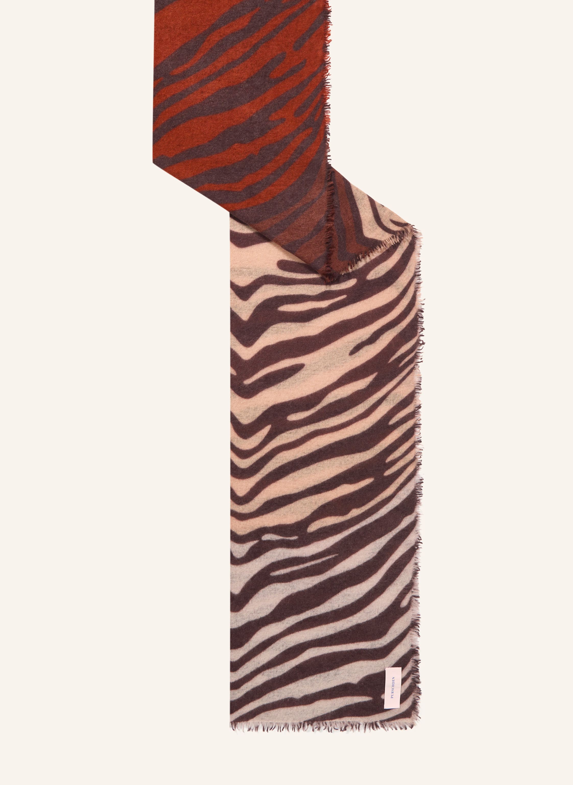 PURSCHOEN Cashmere-Schal ZEBRA PUNK