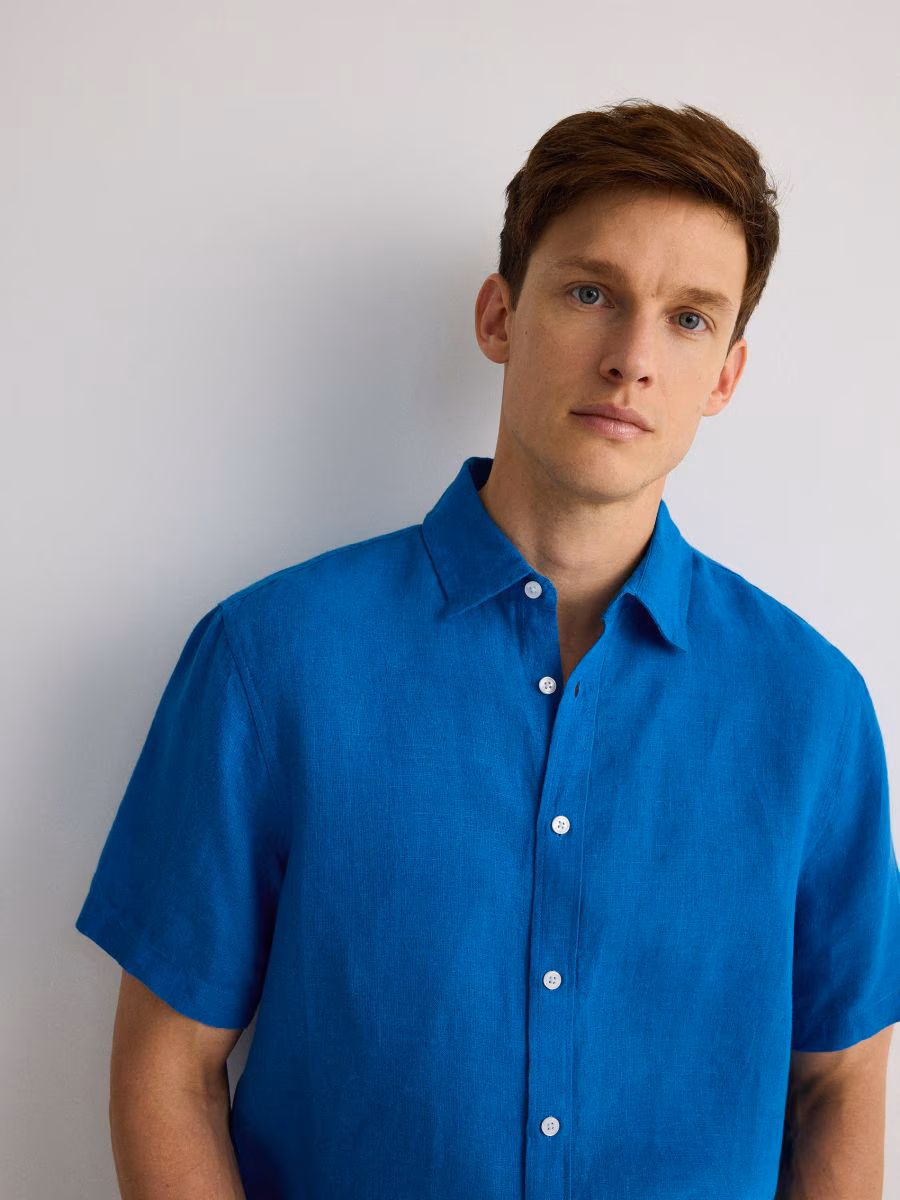 Comfort Fit Linen Shirt
