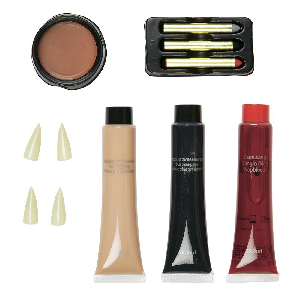 Kit maquillage vampire 11 pièces Halloween