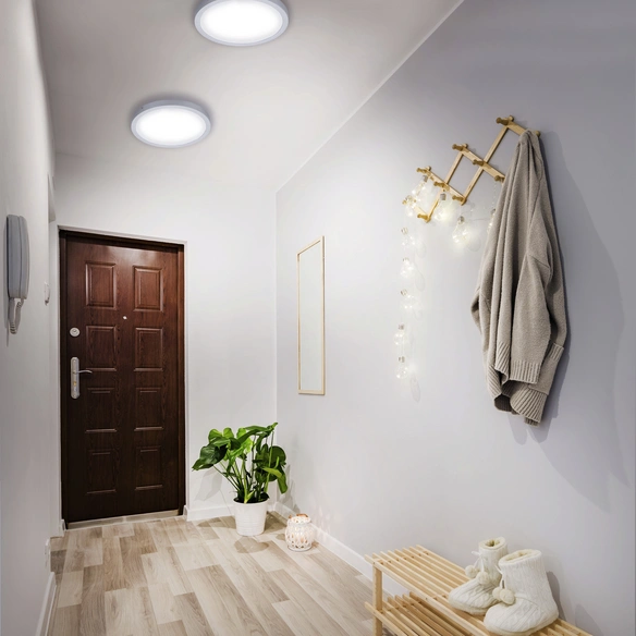 LED-Aufbauleuchte »FIRE«, ∅: 40,5 cm, Höhe: 3,2 cm, 24,5 W