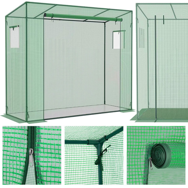 Tunel foliowy z oknami szklarnia ogrodowa UV-4 130g/m2