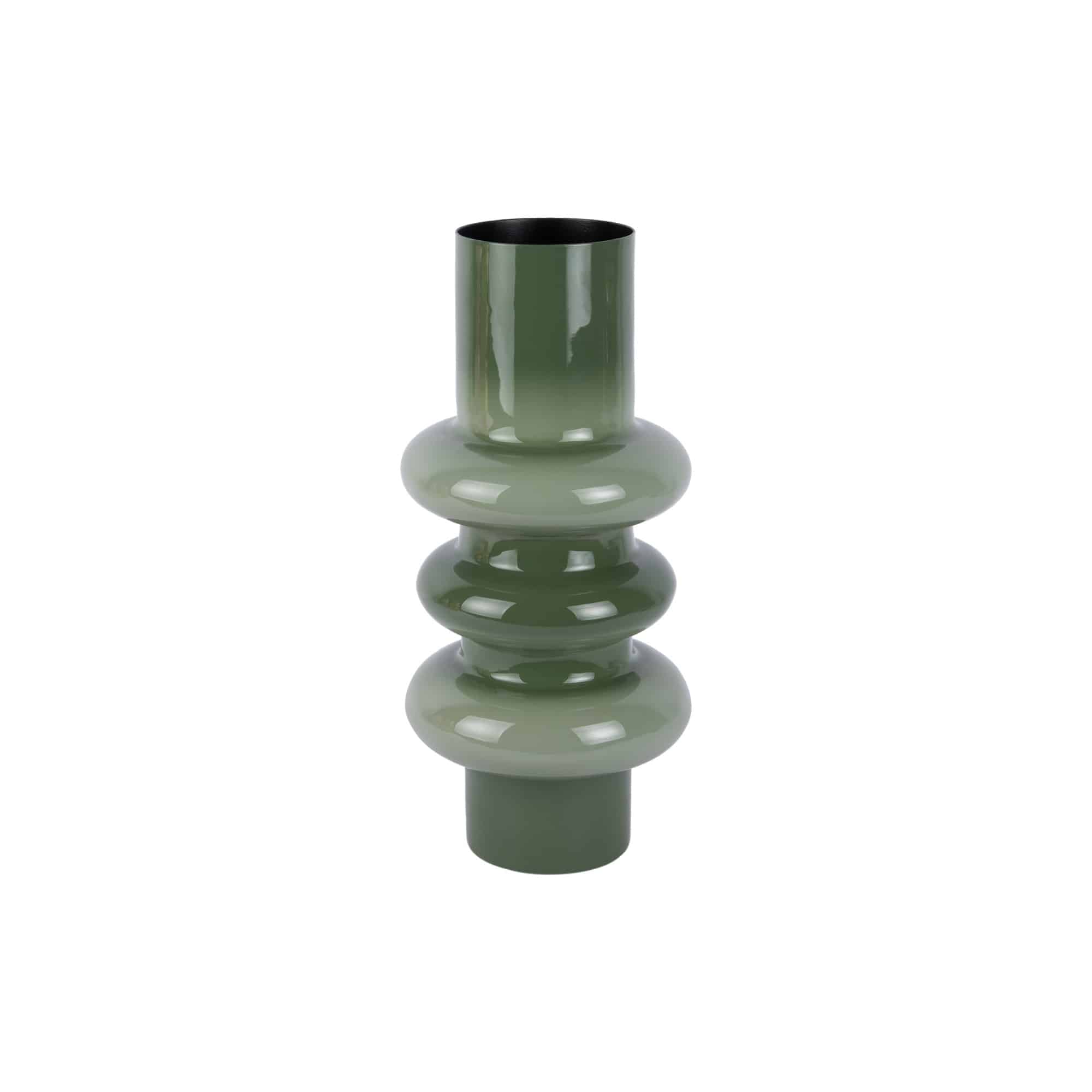 Present Time vaas Grato Medium - groen - Ø17.5cm