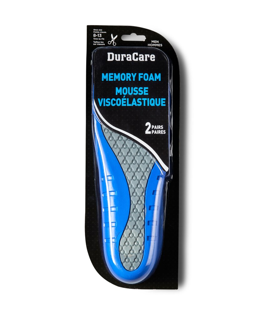 DuraCare 2-Pack Memory Foam Insole
