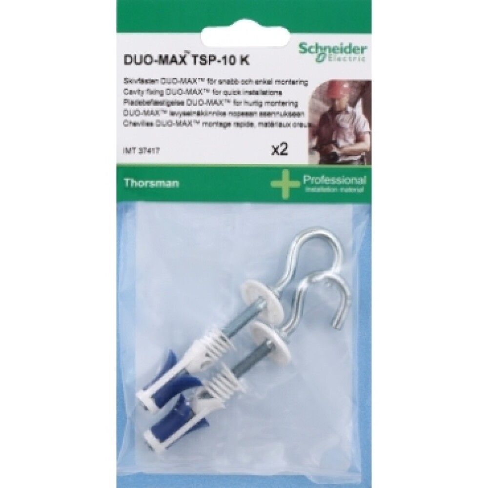 SKRUE SCHNEIDER ELECTRIC TSP DUO-MAX 10MM M/KROK 2 STK