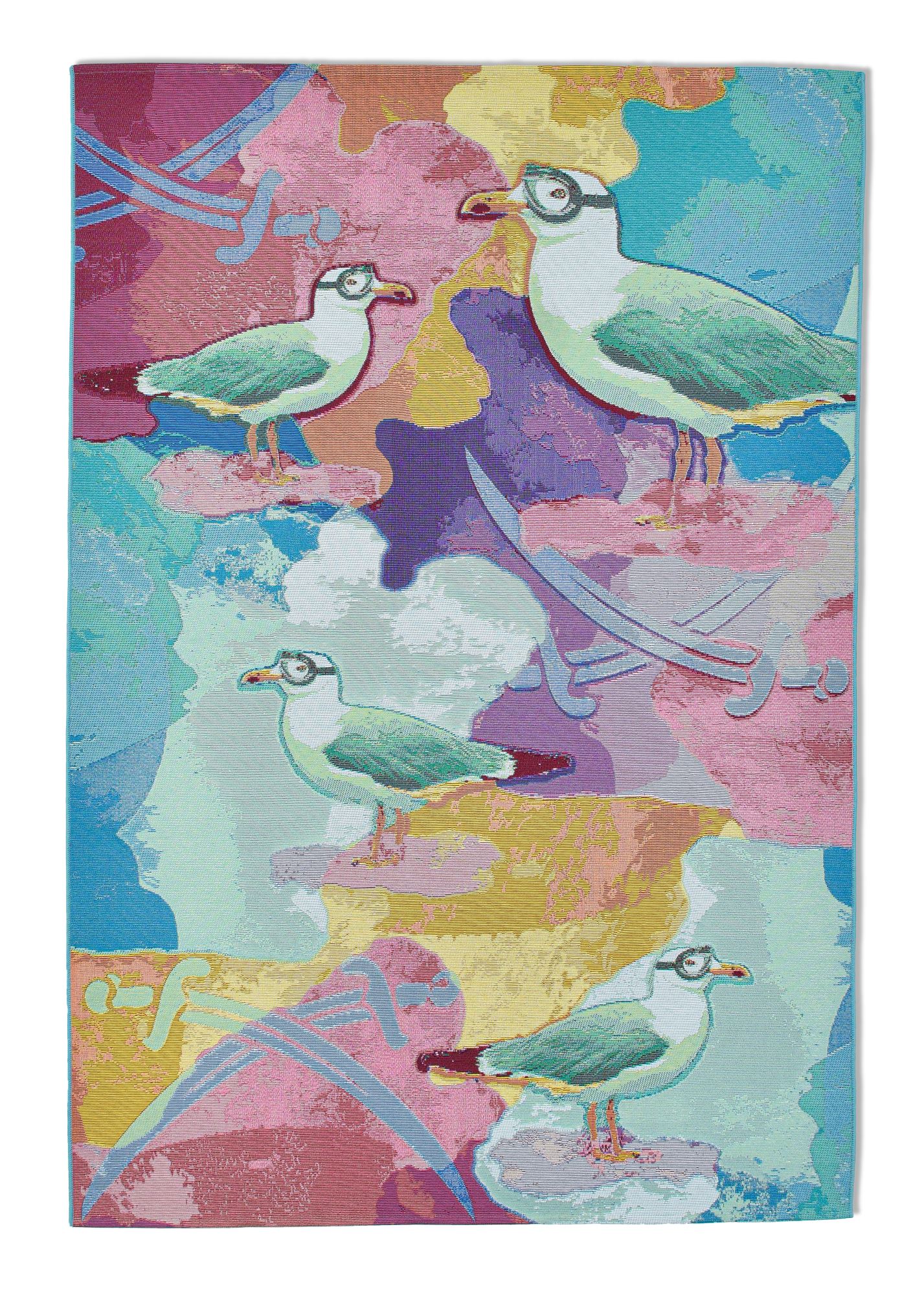 Sansibar SYLT Rantum Beach Vloerkleed 300 x 400 cm - Multicolor