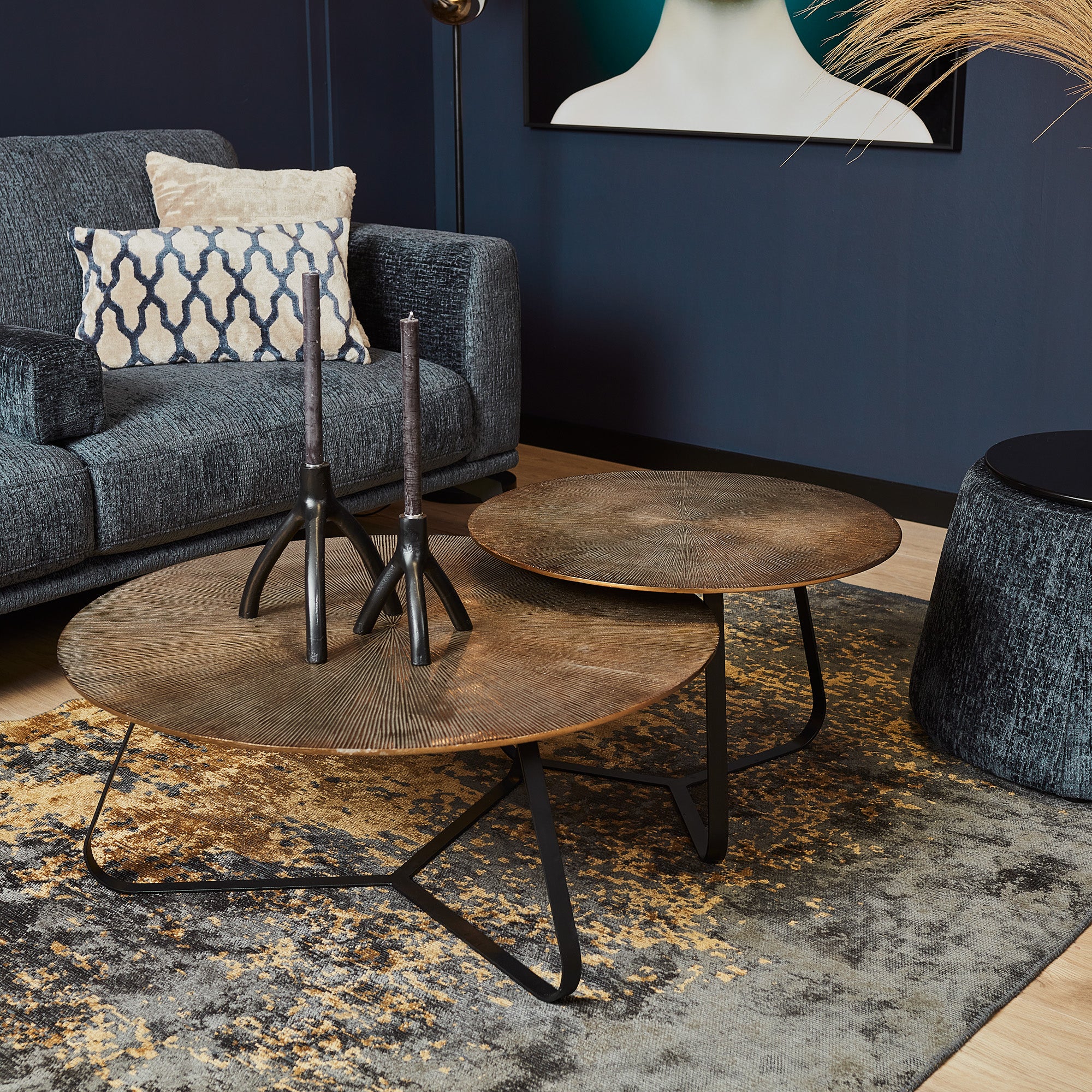 Starfurn salontafel Kate - brons - 60x60x40cm