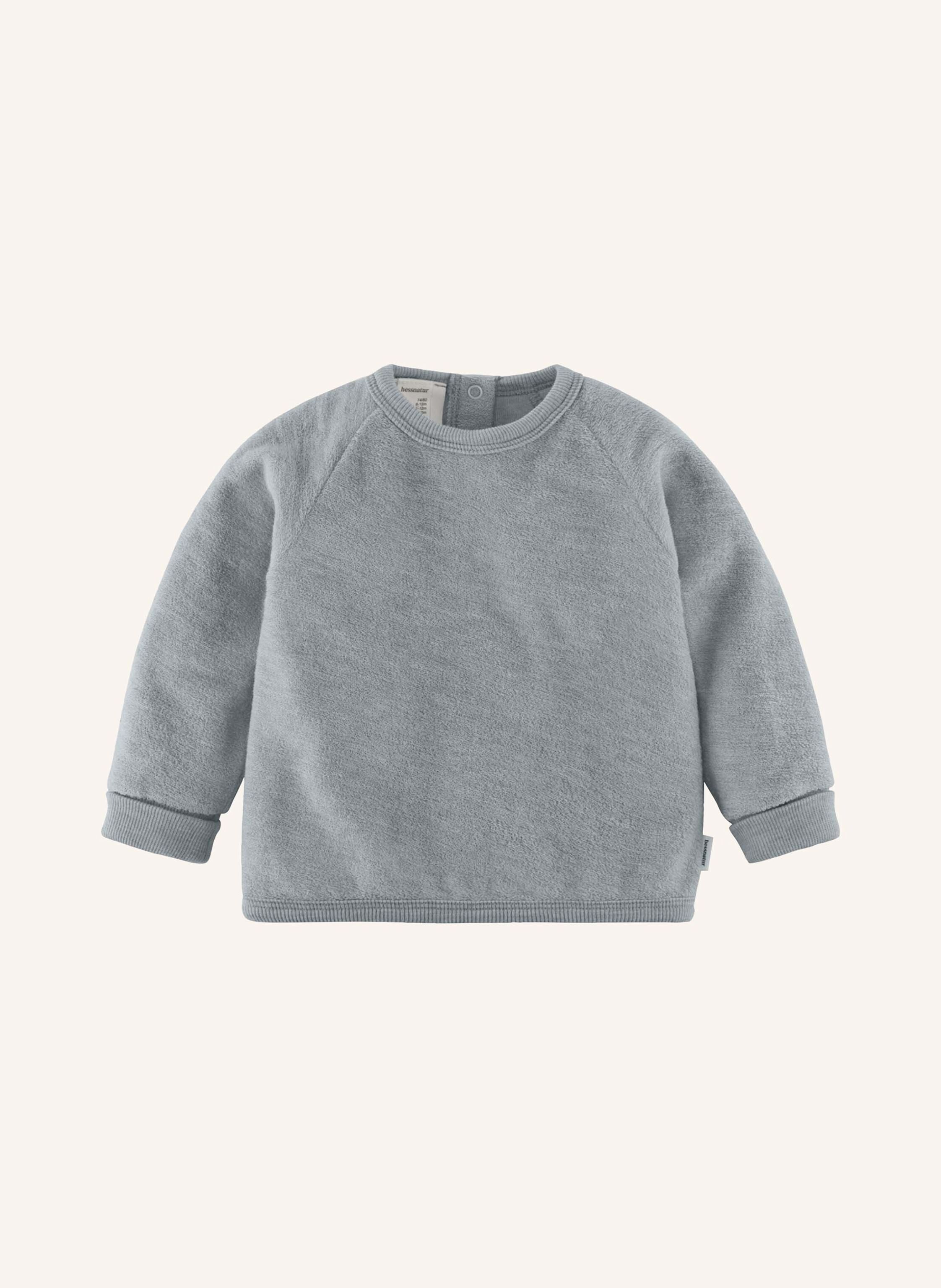 hessnatur hessnatur Wollfrottee Sweatshirt Raglan aus reiner Bio-Merinowolle