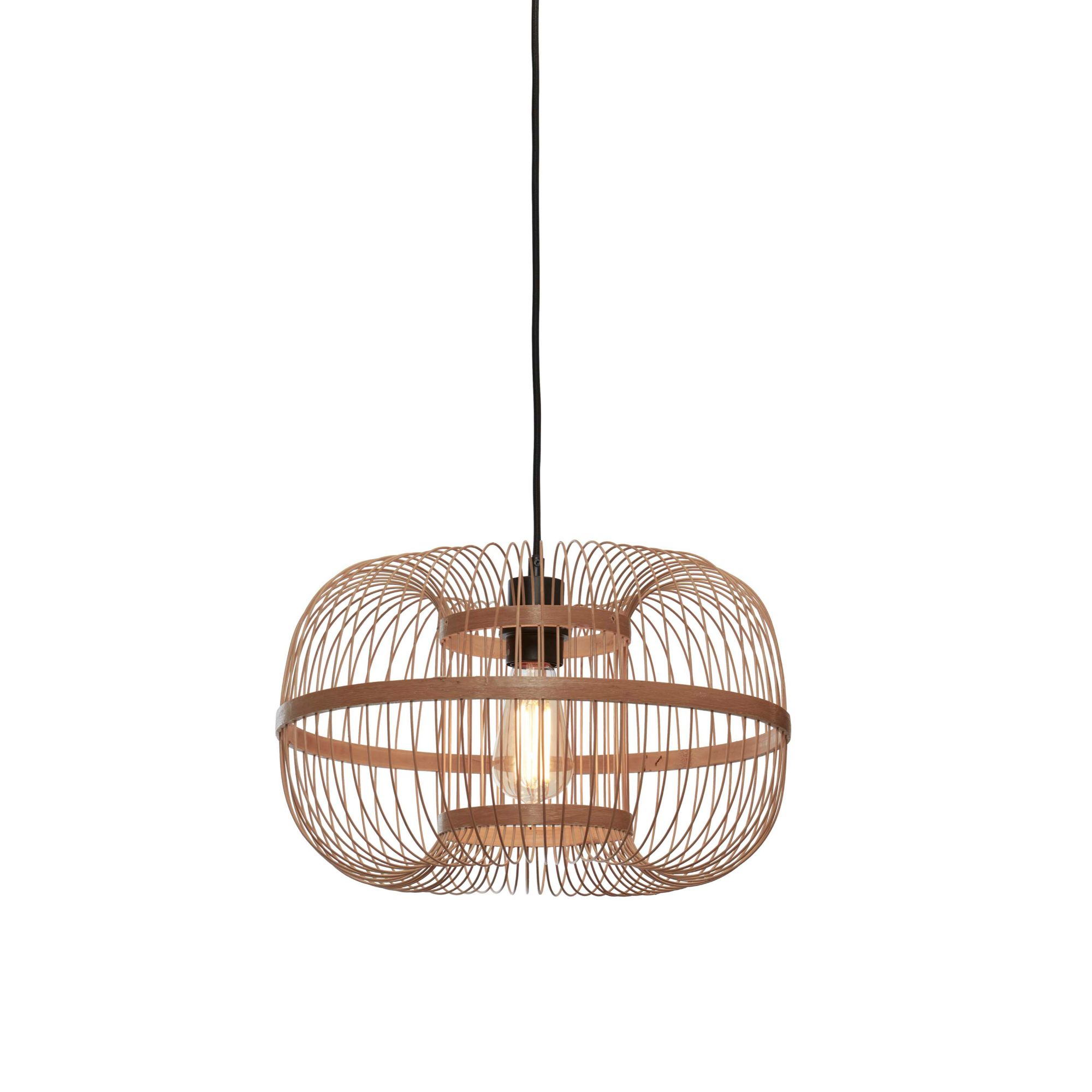 GOOD&MOJO hanglamp Hokkaido - bruin - Ø25cm