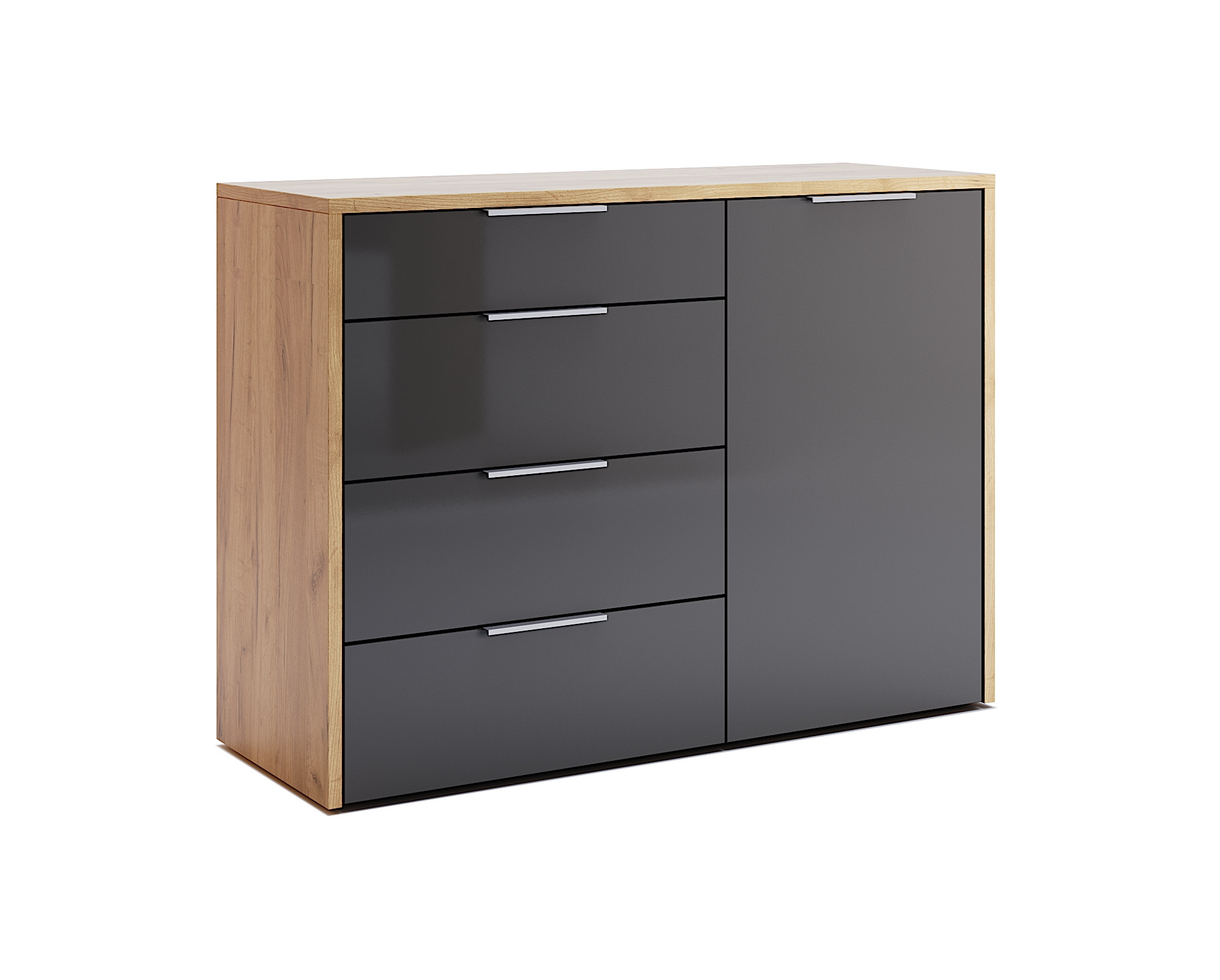 Komoda Duża Sypialnia Salon Szafka 120cm na Połysk