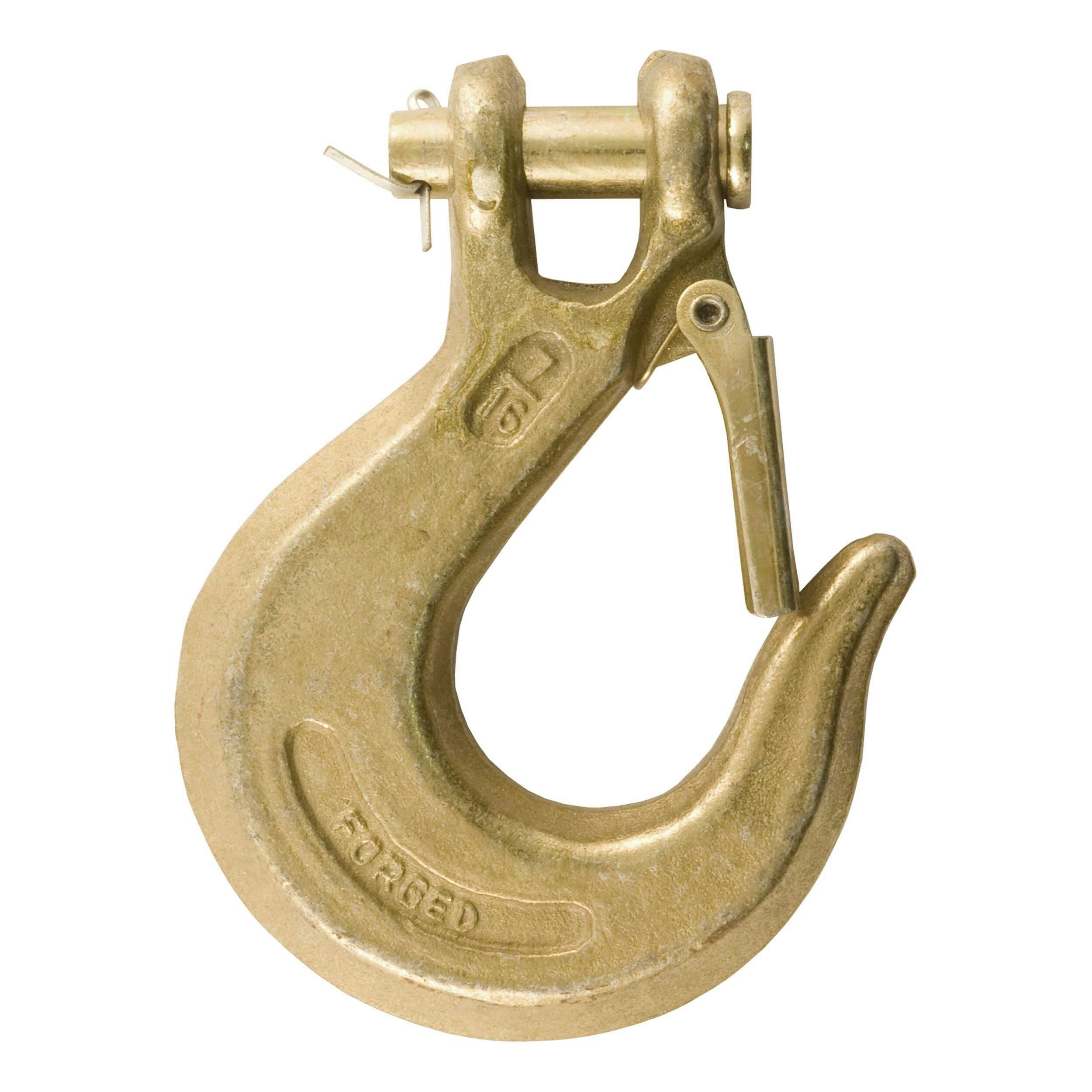 CURT Safety Latch Clevis Hook, 7/16-in