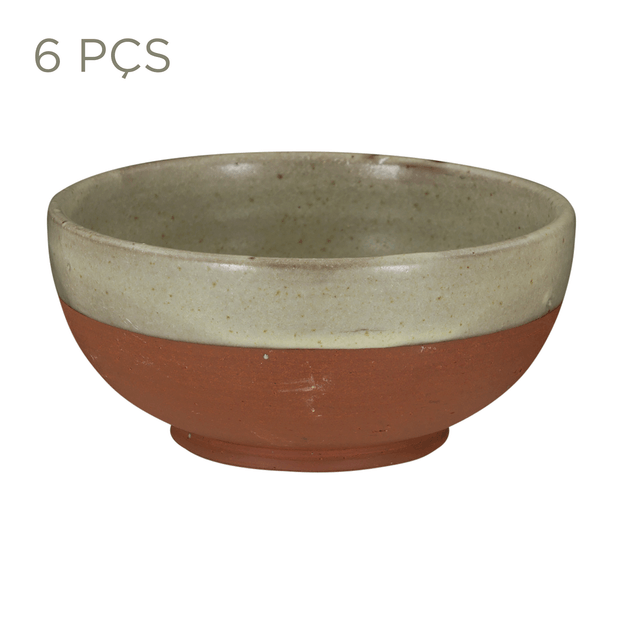 JOGO DE TIGELA 13 CM C/6 PEÇAS PALEO