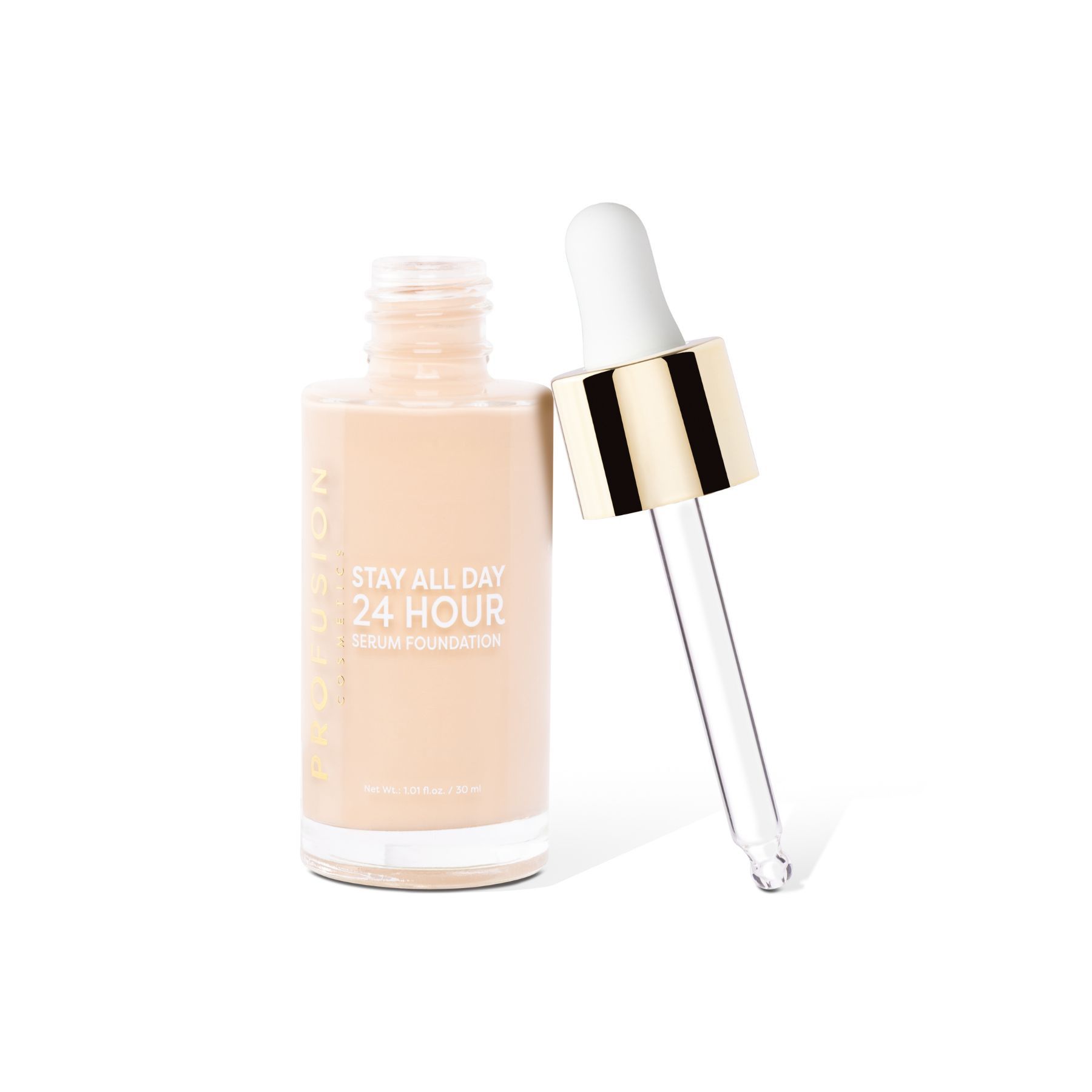 Profusion Cosmetics 24 Hour Stay All Day Silicone Foundation Naked Ivory