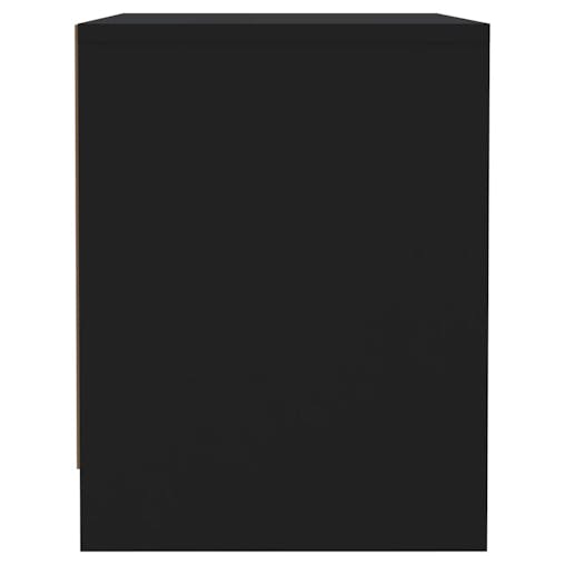 NNEVL Bedside Cabinets 2 pcs Black 45x34x44.5 cm Chipboard