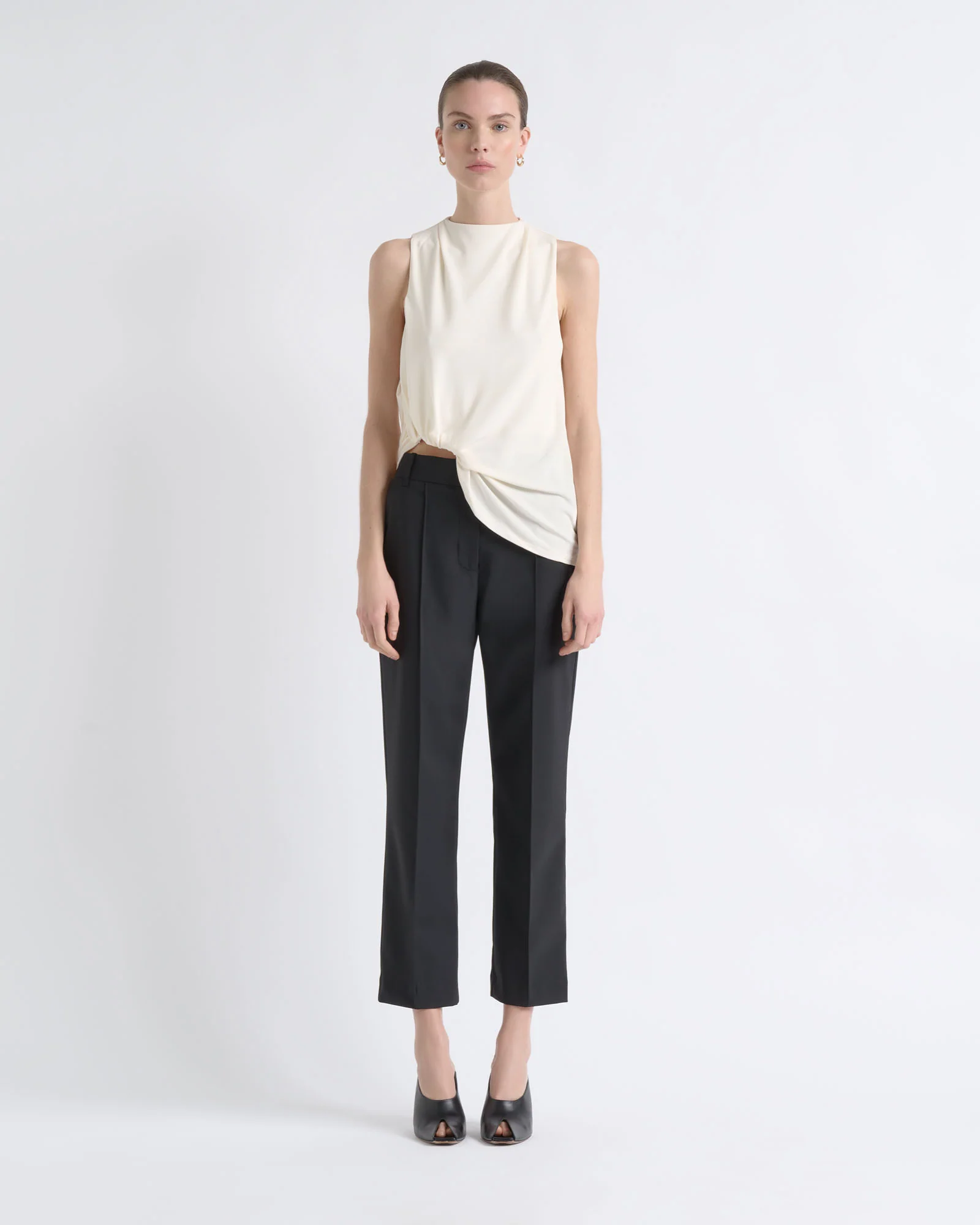 High Waisted Cigarette Pant