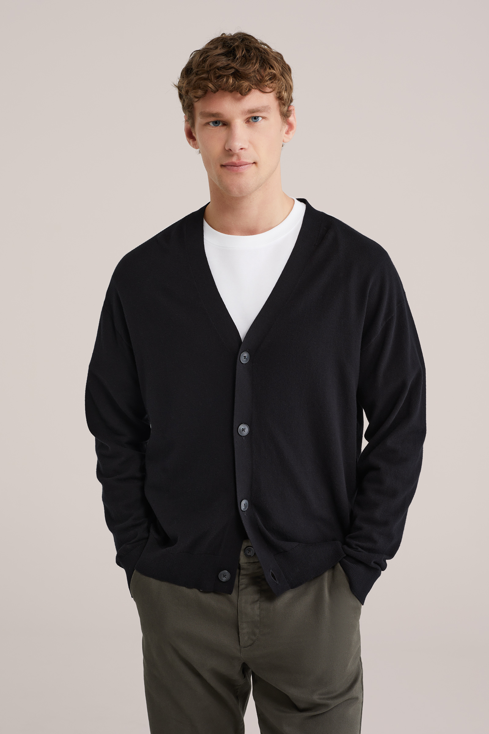 Heren relaxed fit vest